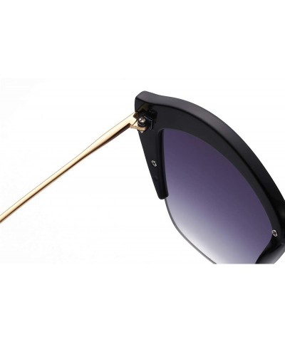 Wrap Retro Fashion Sunglasses Non-Polarized Personality Anti-UV Eyewear Casual Sunglasses - Gray - C718A7GL647 $11.44