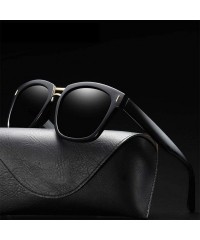 Oval Sunglasses Unisex Polarized UV Protection Fishing and Outdoor Baseball Driving Glasses Retro Square Frame Classic - CN18...