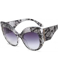 Rectangular Cat Eye Sunglasses Female - Vintage Tone Rectangular Ladies Sunglasses - 3 - C018U0EUIW9 $31.32