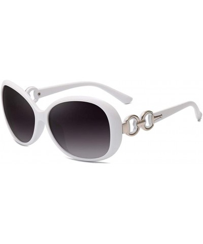 Oversized Polarized Sunglasses for Women and Men - UV Protection Ladies Shades Vintage Sun Glasses - F - CB190KU8Q2O $9.75