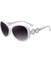 Oversized Polarized Sunglasses for Women and Men - UV Protection Ladies Shades Vintage Sun Glasses - F - CB190KU8Q2O $9.75