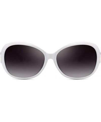 Oversized Polarized Sunglasses for Women and Men - UV Protection Ladies Shades Vintage Sun Glasses - F - CB190KU8Q2O $9.75