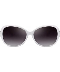 Oversized Polarized Sunglasses for Women and Men - UV Protection Ladies Shades Vintage Sun Glasses - F - CB190KU8Q2O $9.75