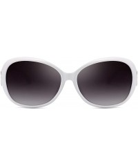 Oversized Polarized Sunglasses for Women and Men - UV Protection Ladies Shades Vintage Sun Glasses - F - CB190KU8Q2O $9.75