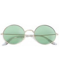 Round Fashion Retro Round Frame Sunglasses Outdoor Sports Traveling Glasses Eyewear the Latest Stylish - CU193W54MD8 $10.04