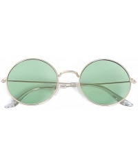 Round Fashion Retro Round Frame Sunglasses Outdoor Sports Traveling Glasses Eyewear the Latest Stylish - CU193W54MD8 $10.04