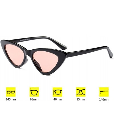 Cat Eye Fashion Mod Chic Super Cat Eye Triangle Sunglasses Women Vintage Retro Eyewear - C5 - CU189YDCZW0 $19.20