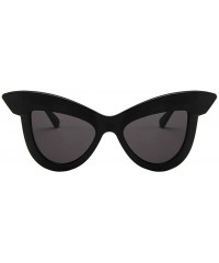 Cat Eye Sunglasses For Unisex - Women Cat Eye Glasses Retro Eyeglass Frame Eyewear - C - CN18RUZ5M73 $8.20
