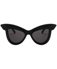 Cat Eye Sunglasses For Unisex - Women Cat Eye Glasses Retro Eyeglass Frame Eyewear - C - CN18RUZ5M73 $8.20