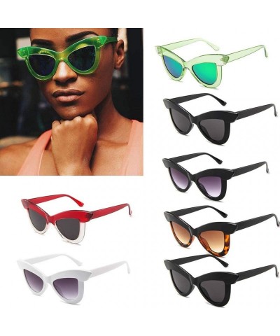 Cat Eye Sunglasses For Unisex - Women Cat Eye Glasses Retro Eyeglass Frame Eyewear - C - CN18RUZ5M73 $8.20
