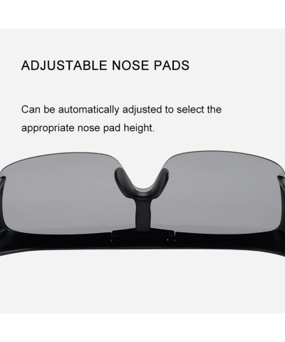 Wrap Polarized Goggles Prescription Sunglasses Protection - Red - C718CZ0G535 $17.59