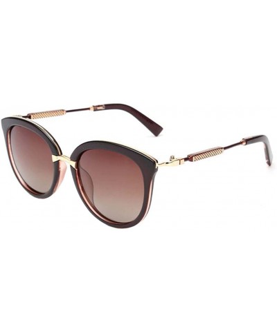 Wayfarer Aimekj sunglasses polarized sunglasses 15024 version of the collection of glasses - Brown - CN185X49I53 $91.01