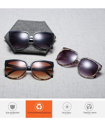 Goggle Oversized Sunglasses Vintage Shades UV400 Gradient Lens Eyewear Women Ladies - C518OSU7A7W $20.23