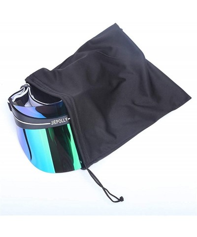 Sport Transparent Color Sun Protection Cap-UV Sun Visor Sunglasses Hat-Beach Visor Protection Cap for Men and Women - CJ18RMW...