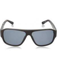 Sport Three Layer Wood HTG1019 C3 Polarized Round Sunglasses - Grey Two Tone Wood - CP11OCMX399 $38.14