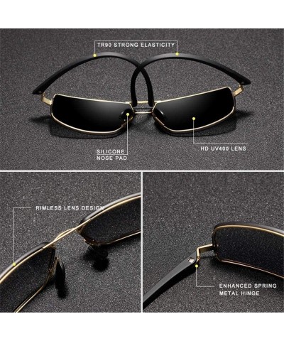 Oversized glasses man driving a square frame sunglasses glasses goggles men classical - Kim Gray - CX1982Y6O8A $23.93