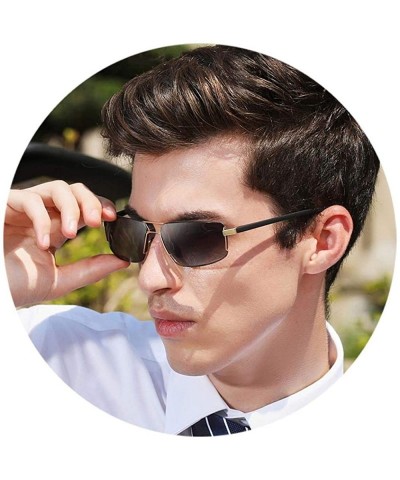 Oversized glasses man driving a square frame sunglasses glasses goggles men classical - Kim Gray - CX1982Y6O8A $23.93