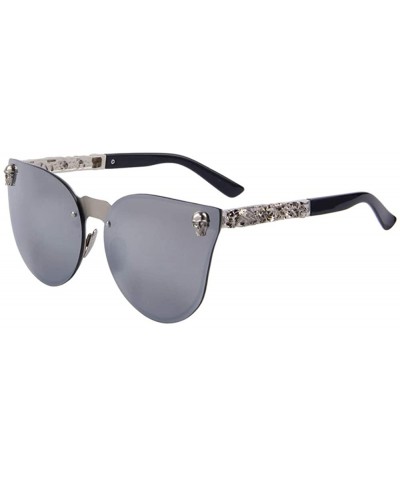 Goggle Women Gothic Eyewear - C05 Silver - C918HQ3UYMD $27.34