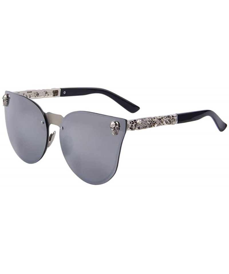 Goggle Women Gothic Eyewear - C05 Silver - C918HQ3UYMD $26.63