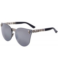 Goggle Women Gothic Eyewear - C05 Silver - C918HQ3UYMD $26.63
