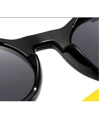 Round 2020 New Transparent Color Punk Flip Sunglasses Men Women Fashion UV400 Round Glasses - Clear&green - CT1935E8AAG $25.73
