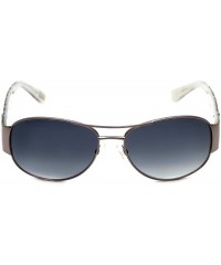 Aviator Designer Sunglasses X2320CG in Black Pearl with Grey Lenses - C7116JBIP0N $38.26
