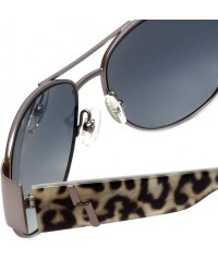 Aviator Designer Sunglasses X2320CG in Black Pearl with Grey Lenses - C7116JBIP0N $38.26