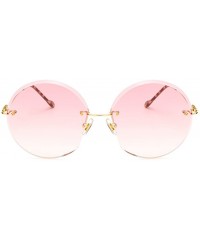 Round Vintage Frameless Ocean Film Sunglasses Goggles for Women Men Retro Sun Glasses Eyes Protection - Style2 - CO18RO0G268 ...