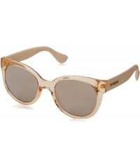 Round Women's Noronha Round Sunglasses - Gold - C4113GIK16N $29.20