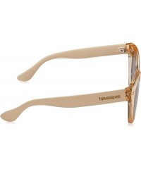 Round Women's Noronha Round Sunglasses - Gold - C4113GIK16N $29.20