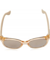 Round Women's Noronha Round Sunglasses - Gold - C4113GIK16N $29.20