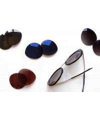 Oval Replacement Sunglass Lenses fits Oakley Crosshair S Womens 59mm Wide - CN18HEOEW4D $35.12