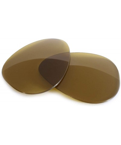 Aviator Polarized Replacement Lenses for Ray-Ban RB3025 Aviator Large (55mm) - Yellow Polarized - CV11U9049A9 $35.44