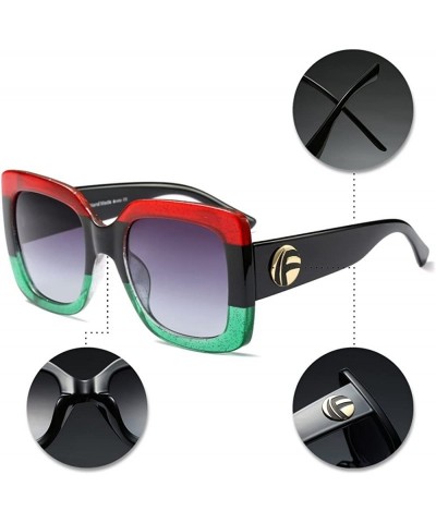 Oversized New Women Fashion Oversized Sunglasses UV400 Protection - Style 05 - CP18GWT5LER $8.18