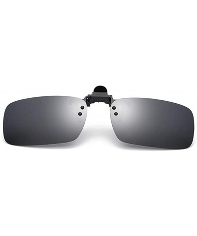 Sport Polarized Clip-on Sunglasses Anti-Glare Driving Glasses for Prescription Glasses - Black - CL1947WQ0UZ $8.80