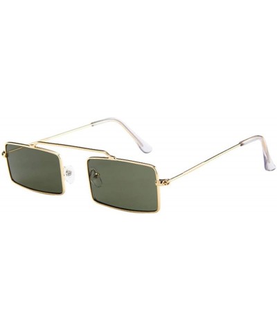 Wrap Women Men Vintage Retro Small Frame Glasses-Unisex Sunglasses Eyewear - B - CY18OZGRCK6 $8.49