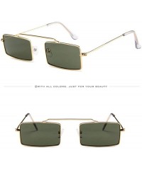 Wrap Women Men Vintage Retro Small Frame Glasses-Unisex Sunglasses Eyewear - B - CY18OZGRCK6 $8.49