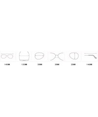 Wrap Women Men Vintage Retro Small Frame Glasses-Unisex Sunglasses Eyewear - B - CY18OZGRCK6 $8.49