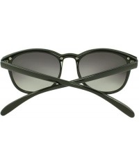 Oval Chic Retro Oval Fashion Sunglasses - Silver - CC11G3L6H8L $7.97