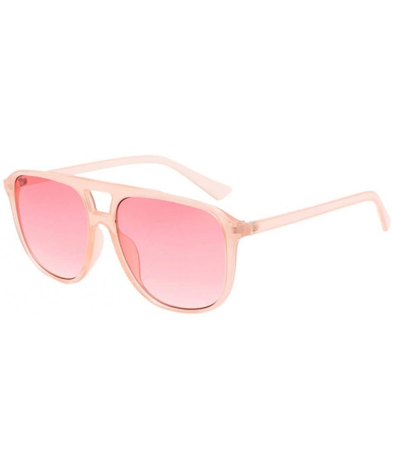 Round Polarized Gradient Sunglasses Lightweight - Pink - CW18WNHO79H $9.34