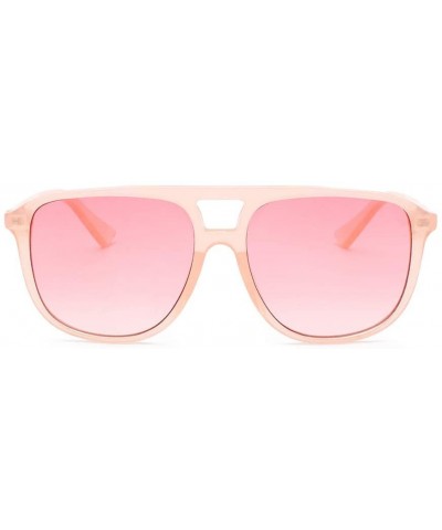 Round Polarized Gradient Sunglasses Lightweight - Pink - CW18WNHO79H $9.34