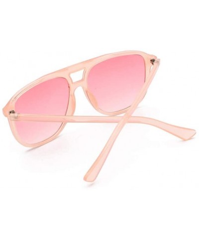 Round Polarized Gradient Sunglasses Lightweight - Pink - CW18WNHO79H $9.34