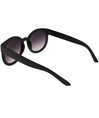 Round Addison - Classic Large Round Sunglasses - Black - CP196ROC5OZ $12.22