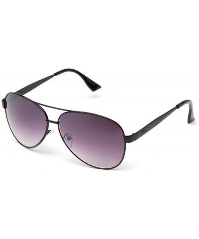 Aviator Fashion Aviator Sunglasses - Black - CC119VA2EIH $17.18