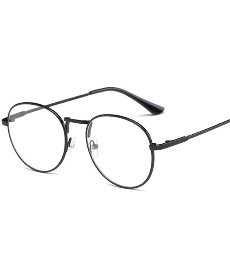 Men Glasses Frame Women Eyeglasses Frame Vintage Round Clear Lens ...