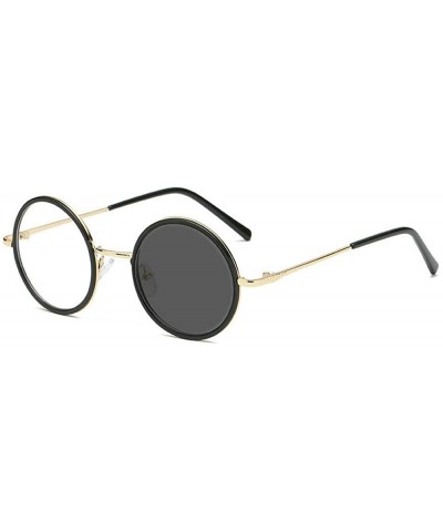 Round Myopia Photochromic Sunglasses Men Fashion New Round Frame Transition Nearsighted Optical Eyewear - CB18AOH3G47 $33.18