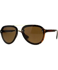 Sport Exposed Edge Plastic Racer Mens Luxury Sunglasses - Tortoise Brown - C818CX2MKZ3 $7.51