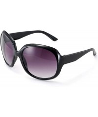 Goggle Fashion Women's Sunglasses Retro Vintage Big Frame Goggles Shades Eyeglass - Black - CU12N9HZ4FT $7.89