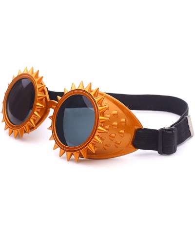 Goggle Festival Kaleidoscope Glasses Steampunk Goggles Halloween Cosplay Goggles - Silver - CO18T790GIA $19.24