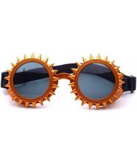 Goggle Festival Kaleidoscope Glasses Steampunk Goggles Halloween Cosplay Goggles - Silver - CO18T790GIA $18.04